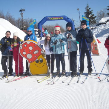 La FOCOLACCIA sulla neve con i corsi sci di fondo ragazzi